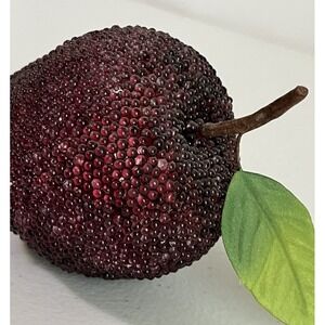 Sparkling Beaded Red‎ Apple Home Decor Fake Fruit Teacher Gift